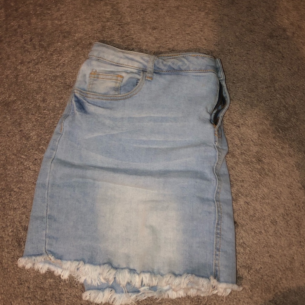 jean skirt